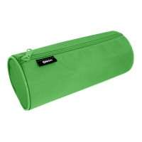 Okin Large Barrel Pencil Case Green 220mm x 90mm